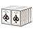 Regal Games [12 Decks] Rockets Bulk Playing Cards Set for Adults & Professionals - 310 GSM Linen Finish - Poker Cards for Blackjack, Euchre, Canasta - Casino Grade, Travel & Game Night Cards
