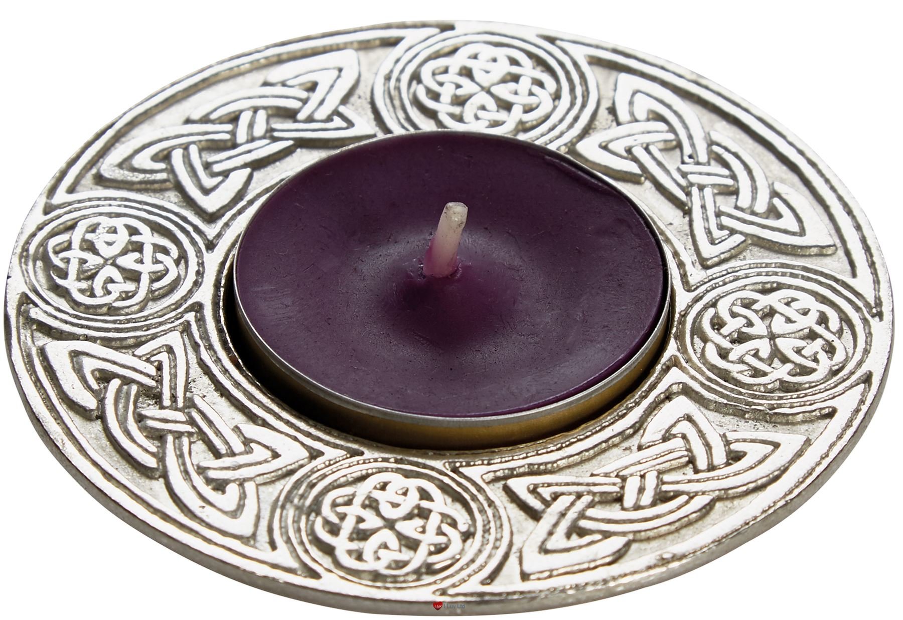 Tealight holder celte en étain idée cadeau originale pour pendaison de crémaillère