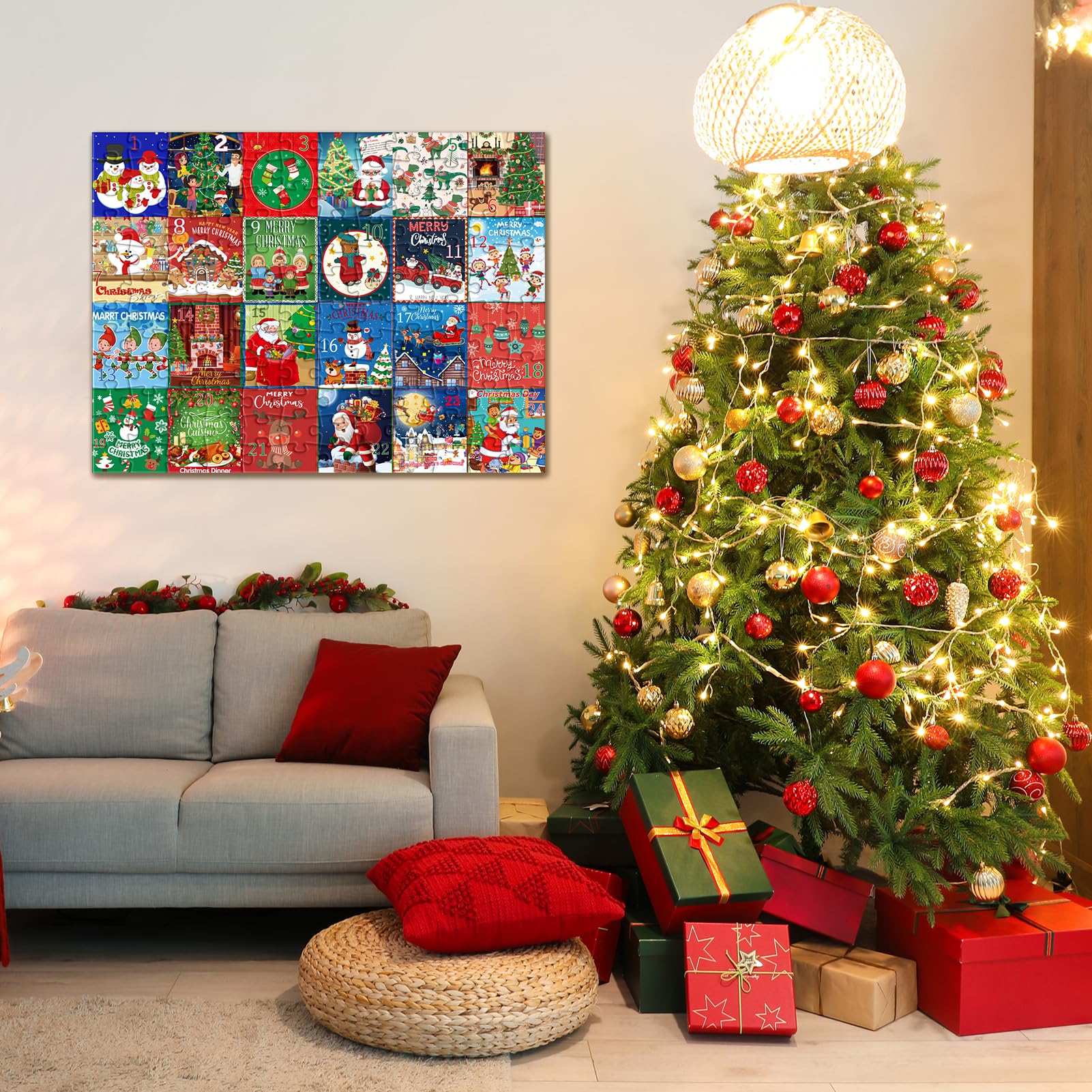 Puzzle Di Natale 1008 Pezzi – Gioco Per Adulti E Bambini, Decorazione Natalizia, Idea Regalo - 4