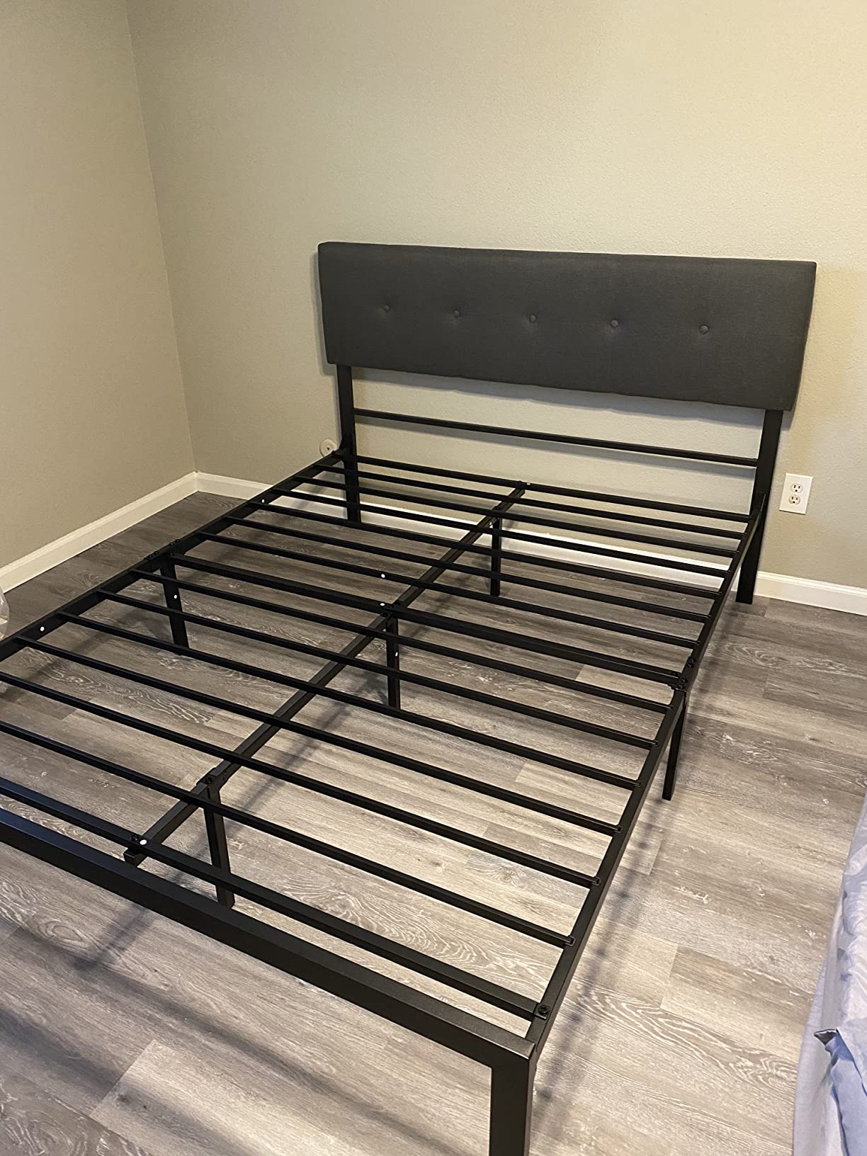 22/mo Finance YITAHOME Queen Bed Frame with Upholstered Headboard