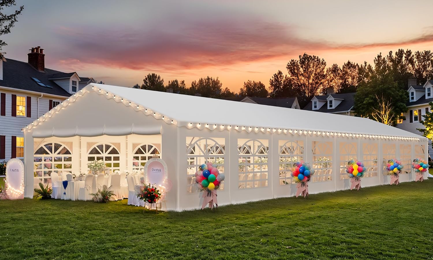EROMMY 20x60FT Heavy Duty Party Tent Review: Best Waterproof Canopy for Backyard Garden Parties & Events