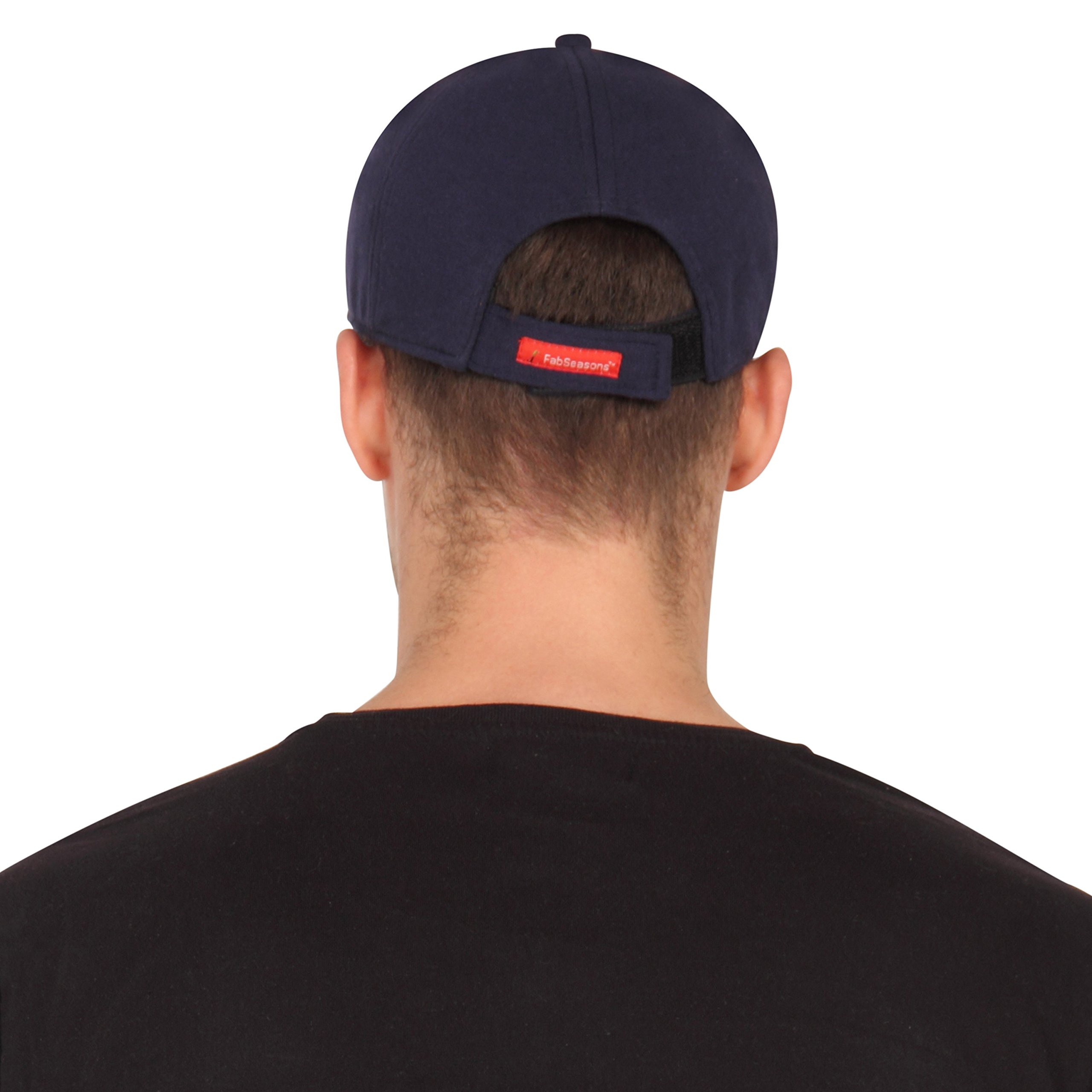 FabSeasons Cotton Unisex Adjustable Size Cap(Blue) 3