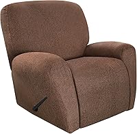 Vista 21 de Fundas para Silla Reclinable de Aspecto de Cuero, 4 Piezas, Funda Lazy Boy para Silla Reclinable, Funda de Sofá Suave, Protector de Muebles Lavable