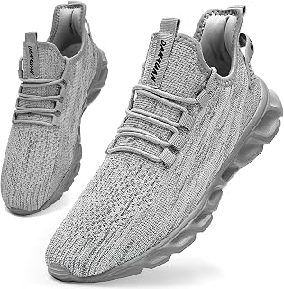 Men's Running Shoes Gym Tennis Work Shoes for Men Mesh Lightweight Athletic Sports Fashion Workout Casual Sneakers