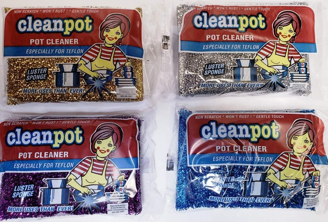 Cleanpot/Clean Pot Cleaner Luster Sponge Especially for