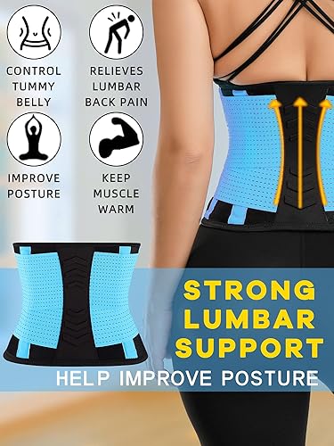 Miniatura 3 de Koochy - Cinturón de entrenamiento  reductor de cintura para mujer, multiuso, para pérdida de peso, control de abdomen, adelgazamiento del cuerpo,