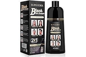 400ml Black Hair Dye Shampoo: Transform Your Hair in Seconds with Instant Color