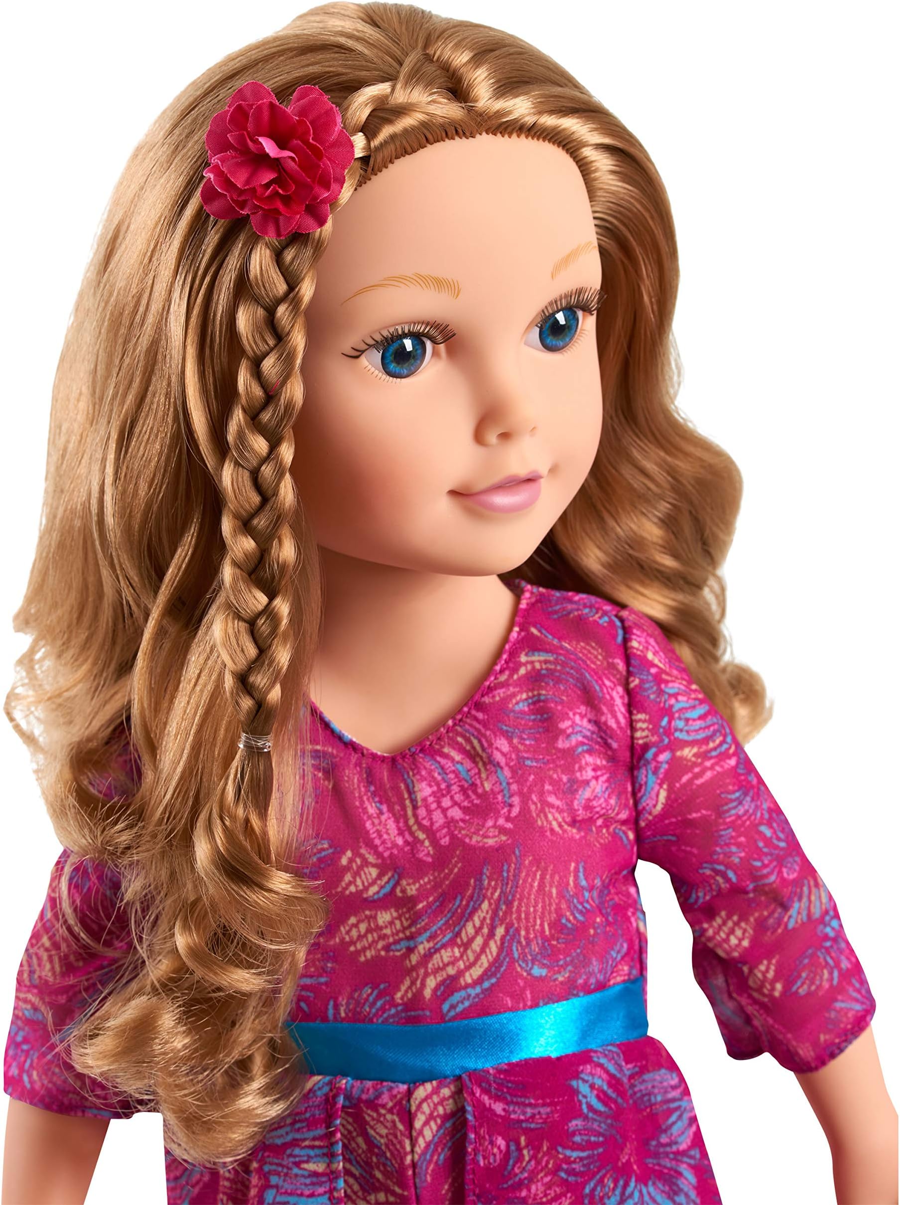 Journey Girls 18-Inch Mikaella Hand Painted Doll with Strawberry-Blonde Hair and Blue Eyes, Kids Toys for Ages 6 Up by Just Play