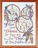 Vista 1 de Design Works Crafts Dreamcatchers - Kit de punto de cruz, multicolor, por yarda