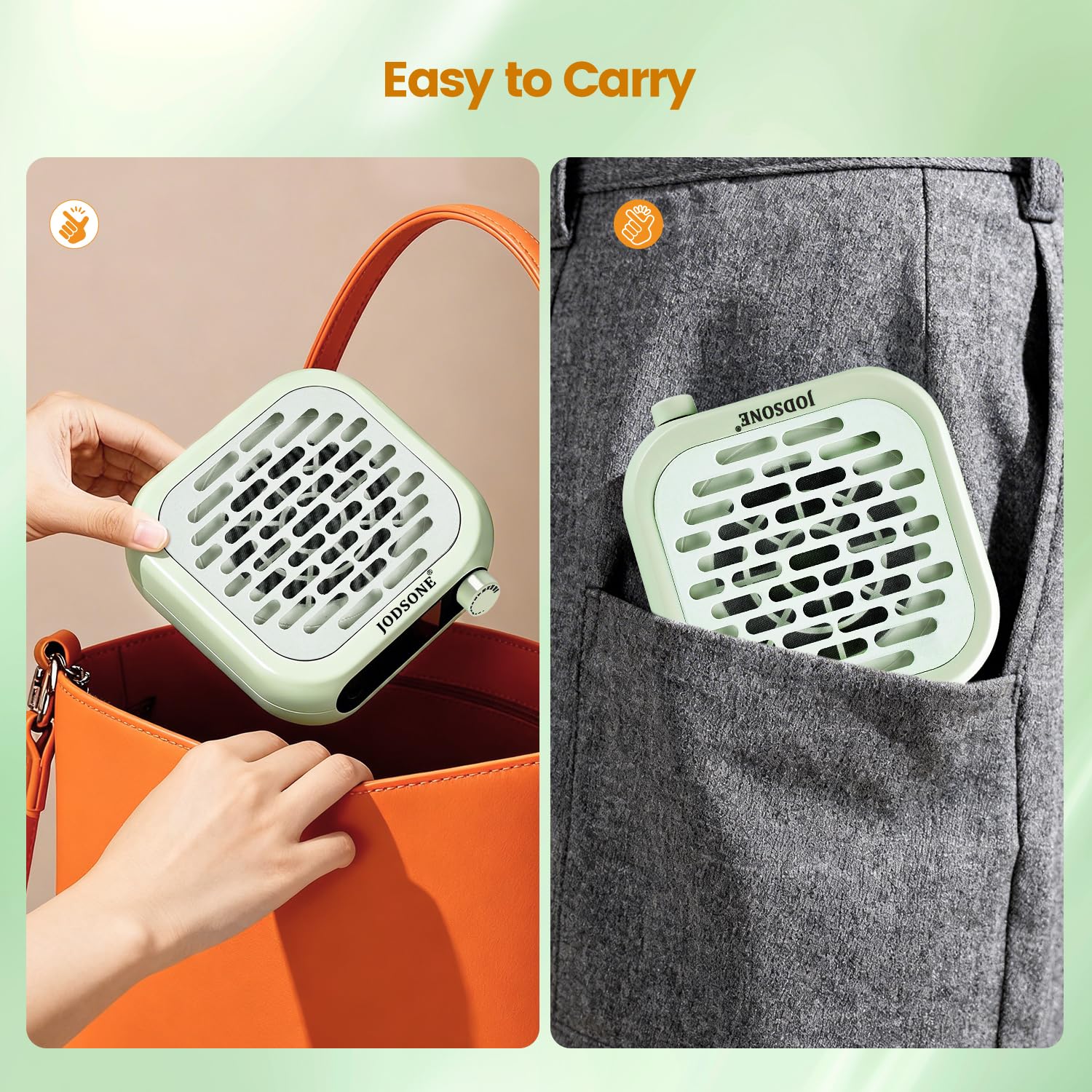 JODSONE Mini Nail Dust Collector - Portable & Powerful -3