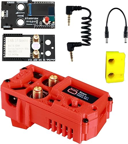 Adaptador de mod analógico FPV todo en uno y receptor RX5808 5.8GHz módulo compatible con DJI Goggle V2