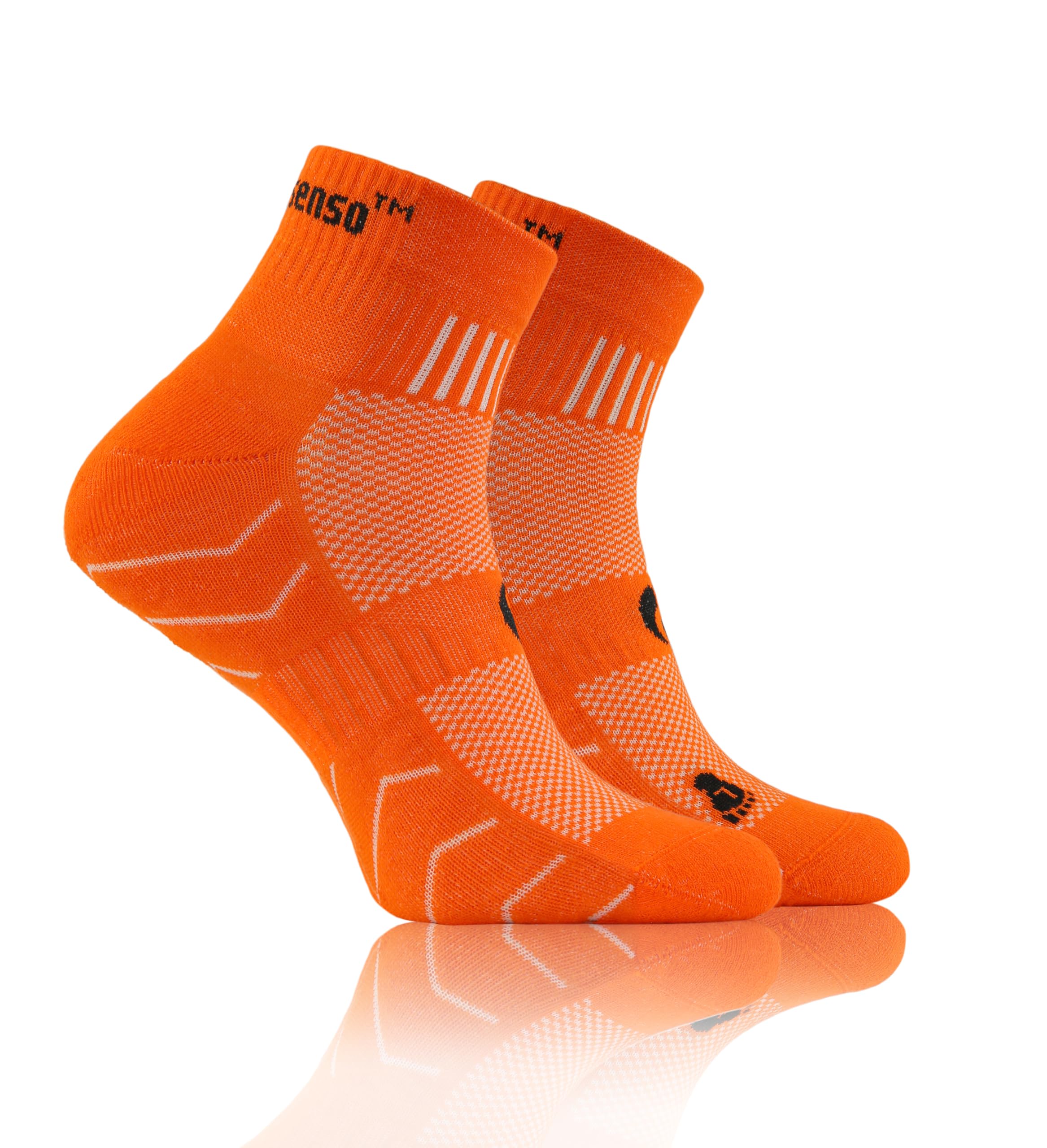 sesto senso Chaussettes Sport Colorées en Coton Femme Homme Lot de 3 Paires