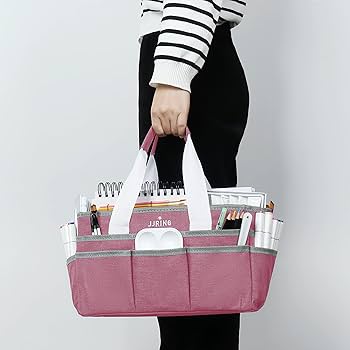 Amazon.com: JJRING Craft Organizer Tote Bag, Art Storage Caddy