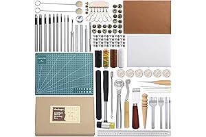 medoga Leather Craft Tools for Hand Sewing and Saddle Making