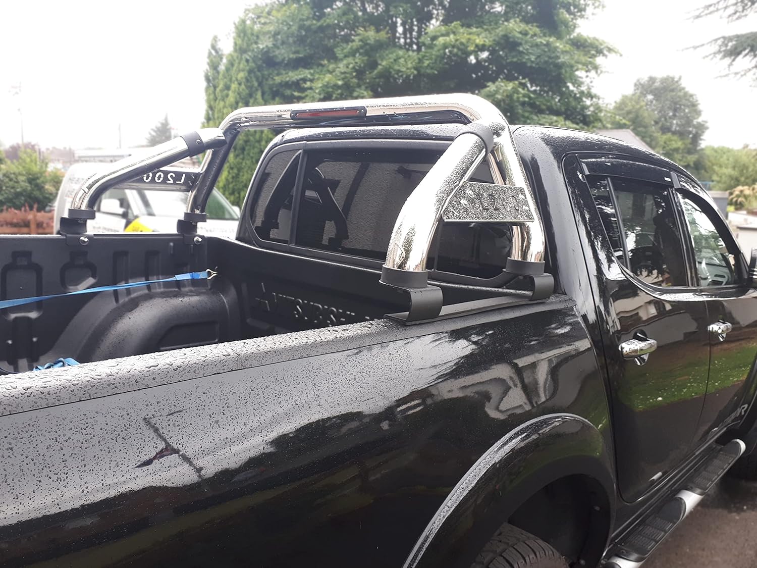 Bragan Sport Roll Bar + LED Brake Light + Tonneau Cover Compatible With