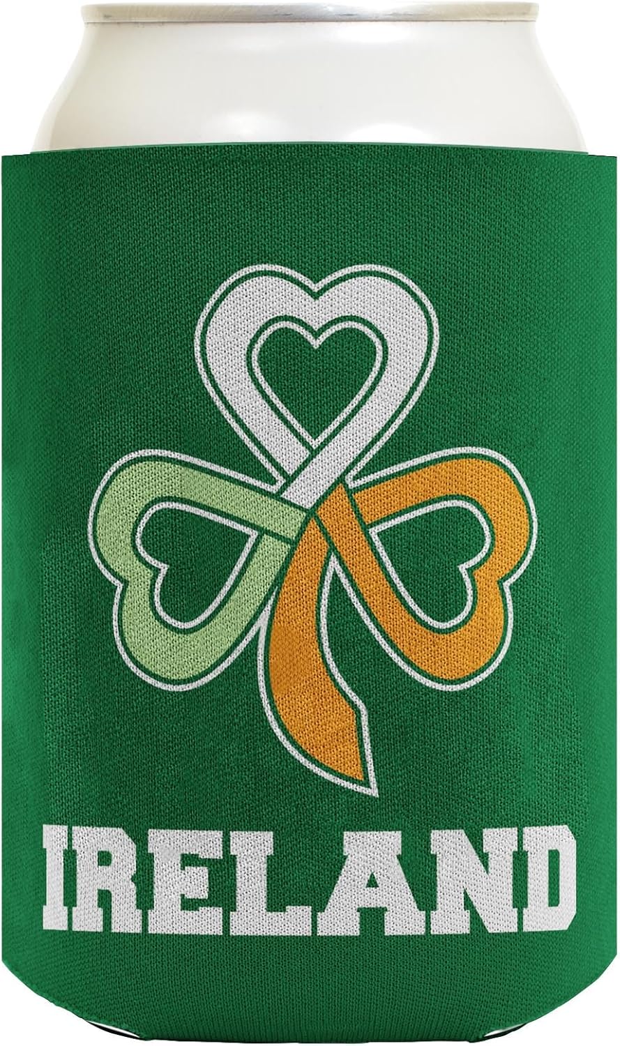 St Patricks Day Party Favors Ireland Keltic Knot Shamrock 24-Pack Can Drink Thermocoolers Party Pack