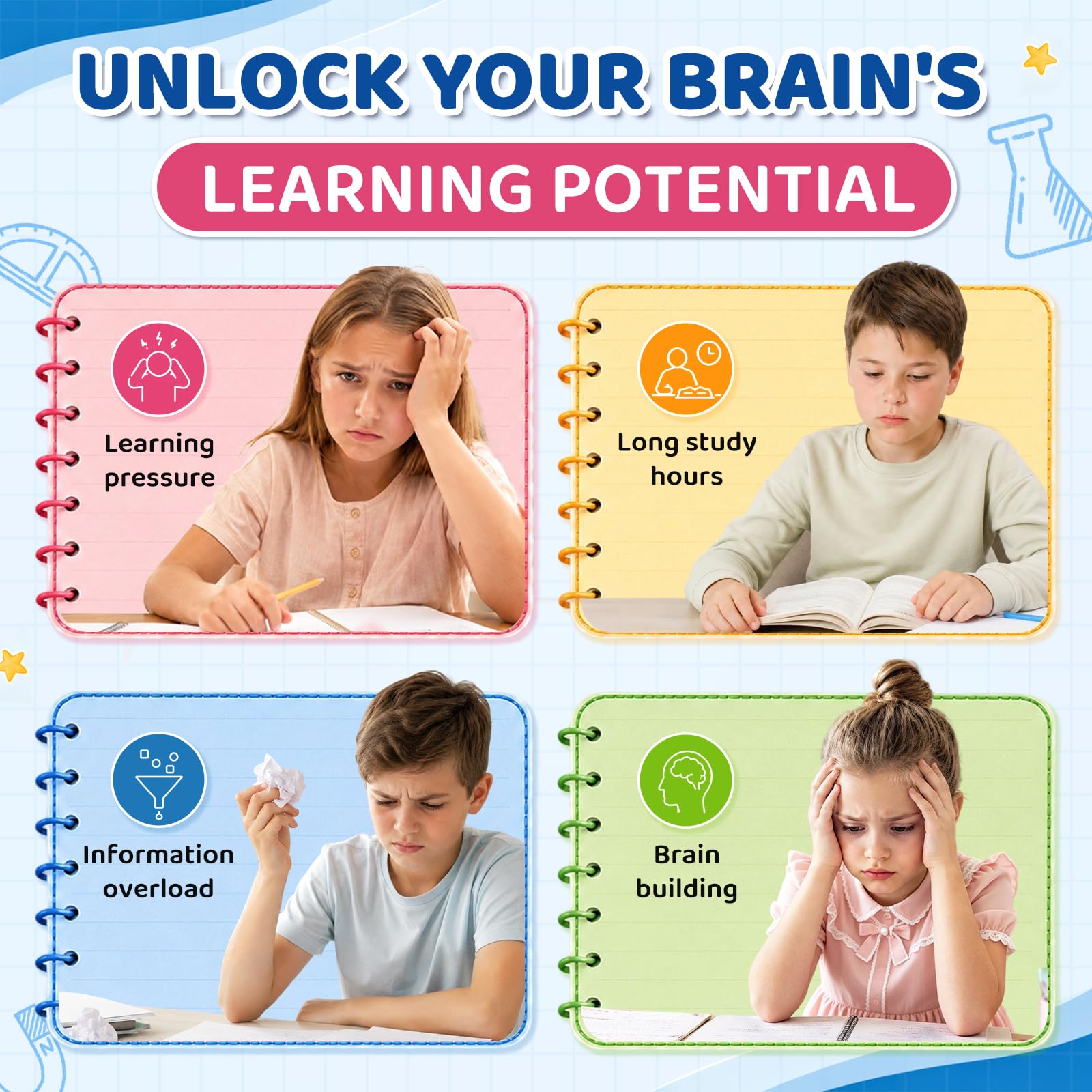 Kids Focus and Attention Supplements with Phosphatidylserine, Magnesium Glycinate, L-Threonate, Omega-3, L-Theanine & multivitamin - Kids ADHD Brain Liquid Drops - for Memory, Cognitive, Calm & Mood — Amazon image 8