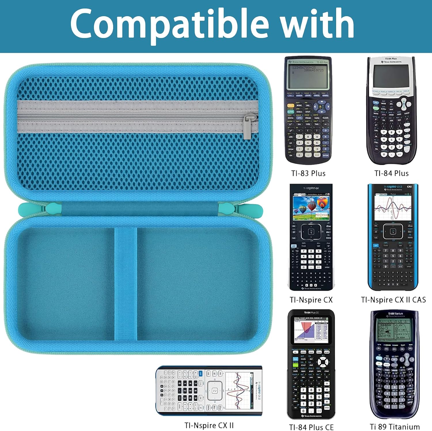 Hard Case for Texas Instruments TI-84 Evo/TI-84 Plus CE Calculator