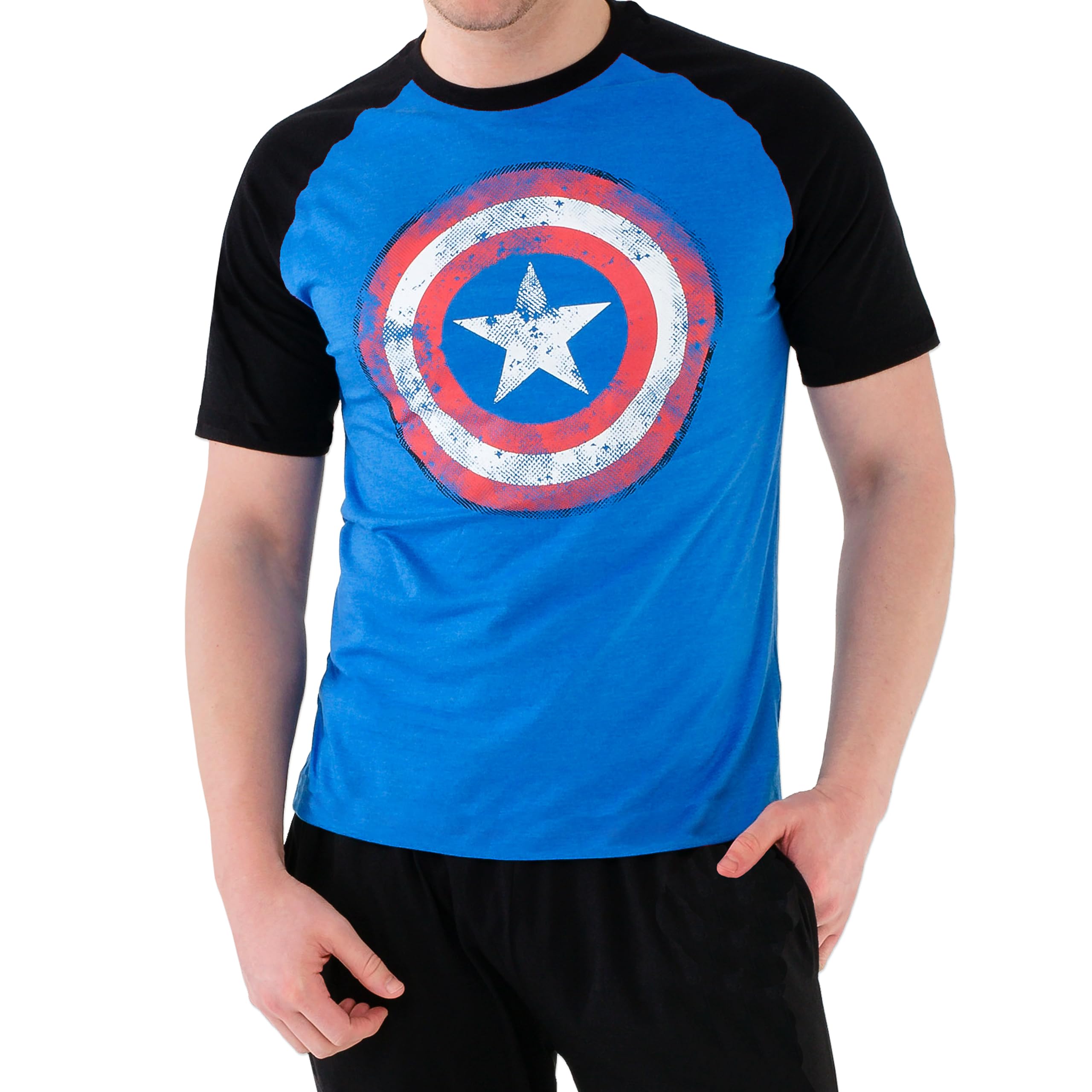 Marvel Mężczyźni Pyjama Captain America