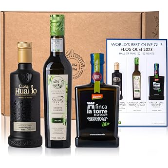 olivaoliva Best Oils in the World Flos Olei 2023 - Gift Box 3 x 500 ml