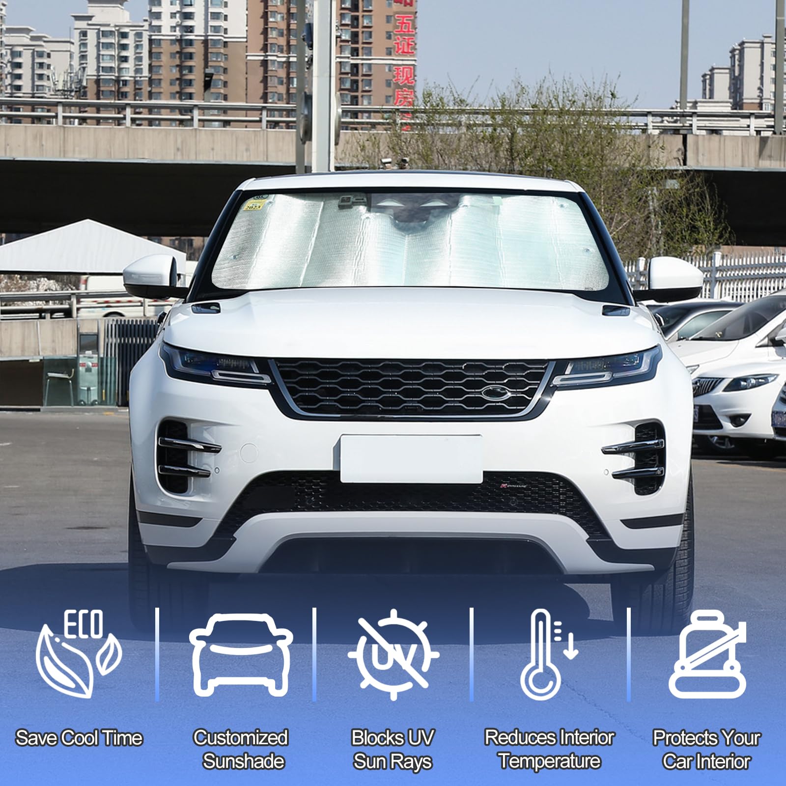 Amazon.com: Windshield Sunshade for Land Rover Range Rover Evoque