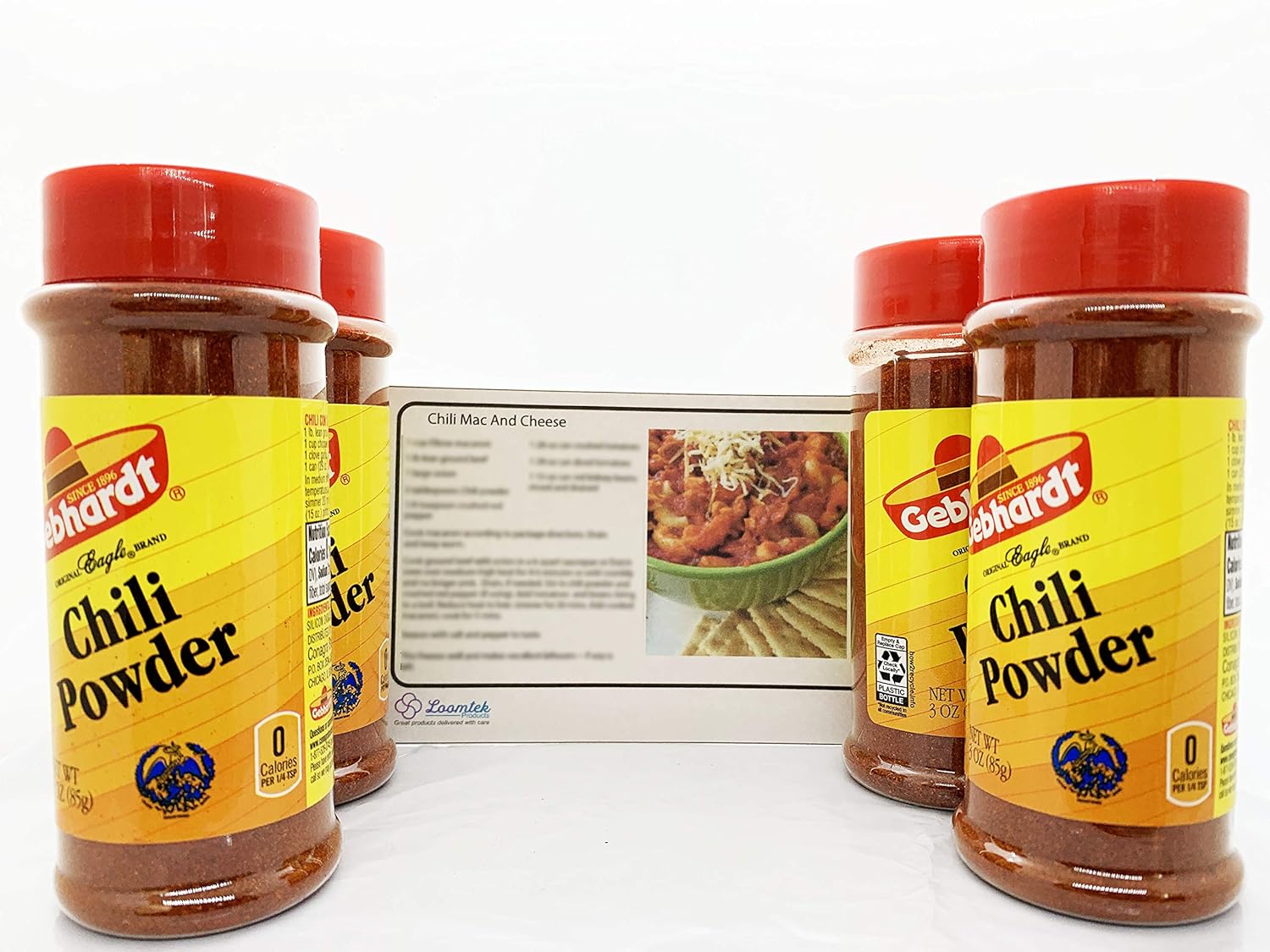 Gebhardt Chili Powder 3 Ounce (Pack of 4) Grocery