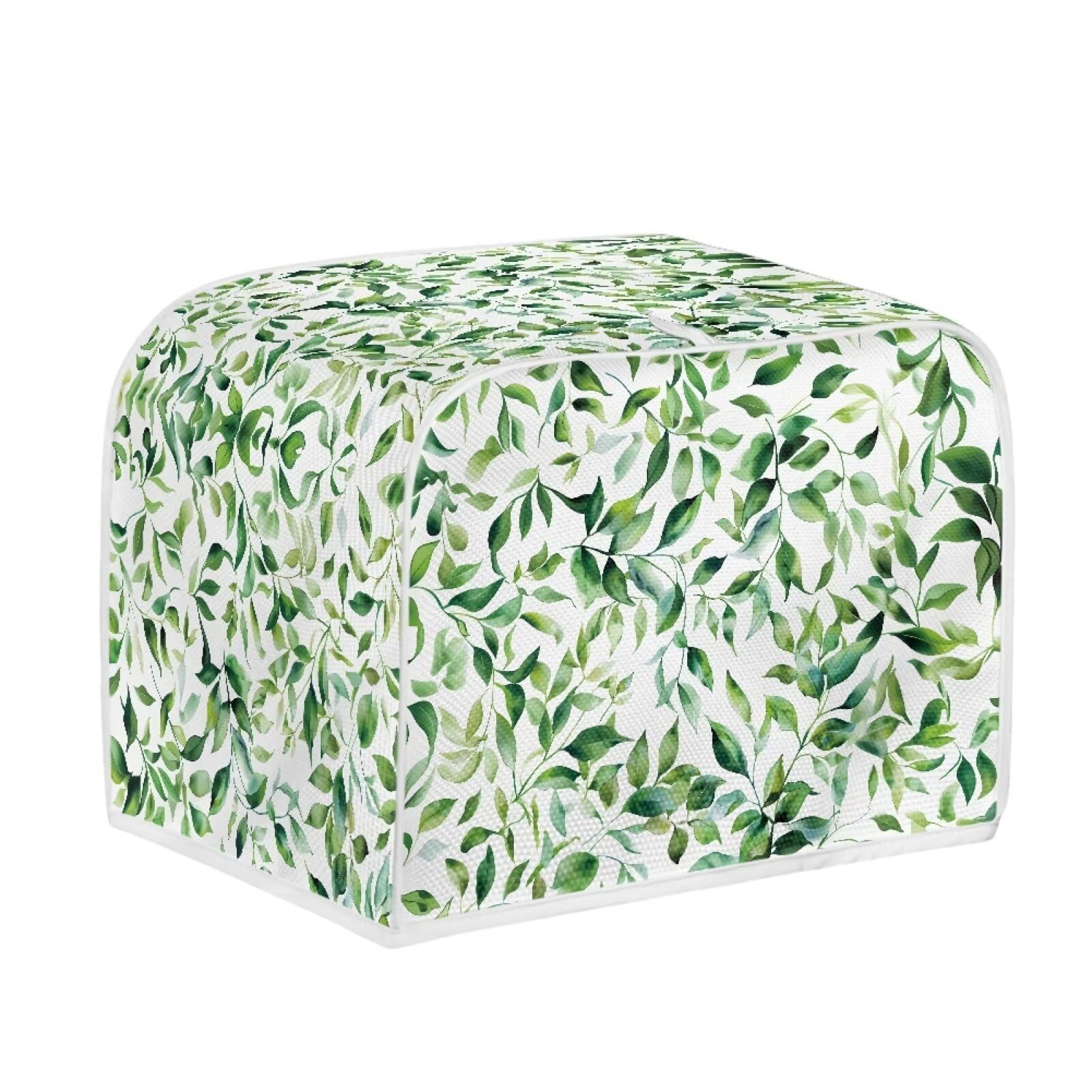 Toaster Cover Kitchen Bakeware Protector Fits for Most Standard 2 Slice Toasters, Keep Toaster Free From Dust Stain Fingerprints Oven Dustproof Cover, Leaf Green