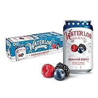 Vista 21 de Waterloo Sparkling Water, Banana Berry Bliss con sabor natural, latas de 12 onzas líquidas (paquete de 12) – Cero calorías y cero azúcar