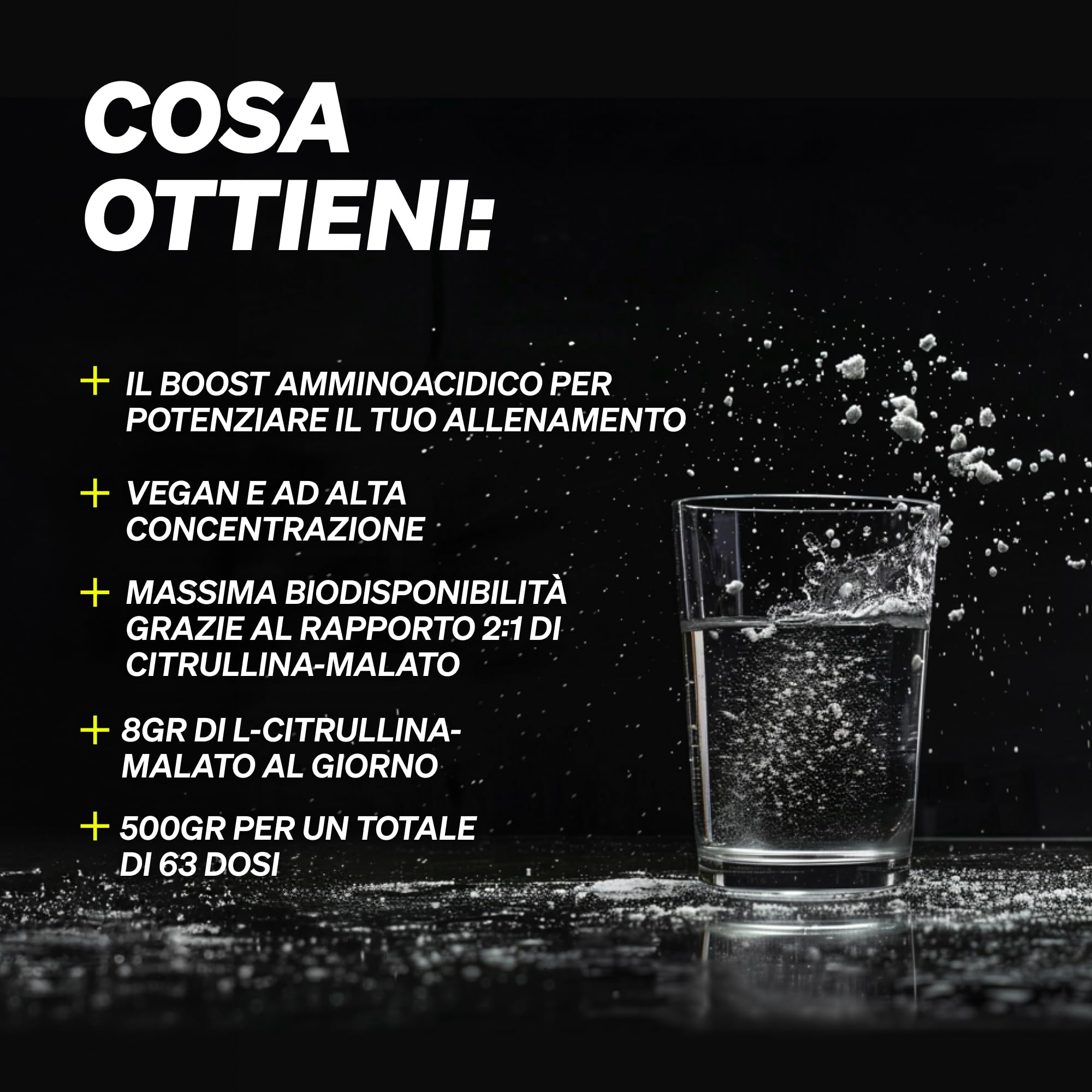 L-citrullina malato in polvere 2:1 – 500 g di polvere – ideale prima dello sport – vegano, elevata purezza, ad alto dosaggio, senza additivi – prodotto e testato in laboratorio in Germania