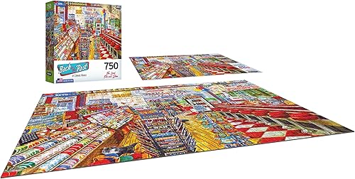 Miniatura 6 de RoseArt - Volver al pasado - Local Five and Dime - Rompecabezas de 750 piezas para adultos