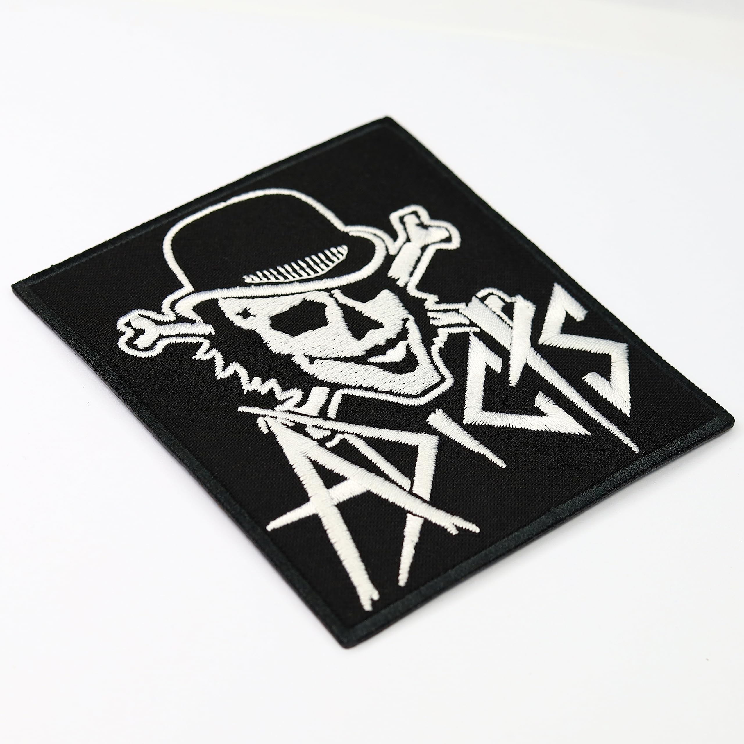 Amazon.com: Adicts Joker Skull Clown Lunatics Biker Black