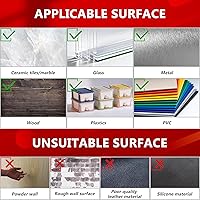 Vista 8 de Cinta de doble cara 3M 0.5×5.5m VHB 5925 Cinta de montaje negra, resistente, contra agua, de espuma, fuerte, adhesiva para tira de luz LED de RV