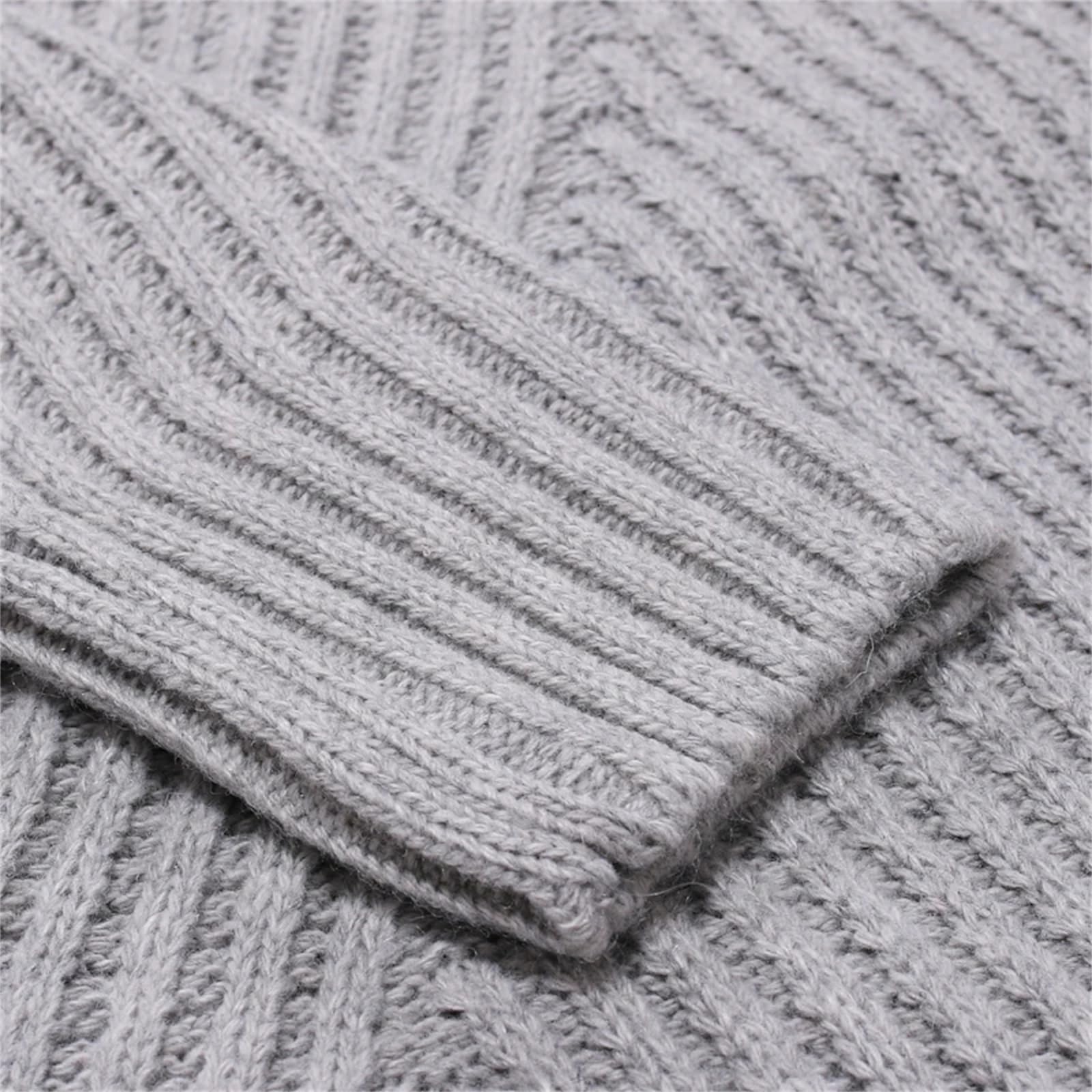 Maglione da uomo autunno e inverno caldo dimagrante collo alto pullover lavorato a maglia maglione per gli uomini