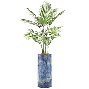 SIGNWIN Areca Palm Tree with Illustrated Vincent Van...