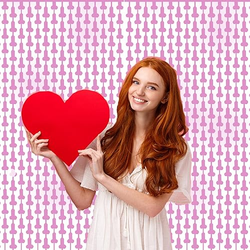 Miniatura 5 de Paquete de 2 cortinas de flecos metálicos de 3.3 x 6.6 pies para suministros de decoración de despedida de soltera, cortinas de oropel brillantes,