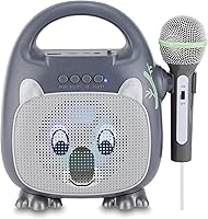 Vista 9 de Singimals - Altavoz de karaoke para niños con micrófono, da rienda suelta a la superestrella interior de tu hijo, Bluetooth v5.1, tiempo