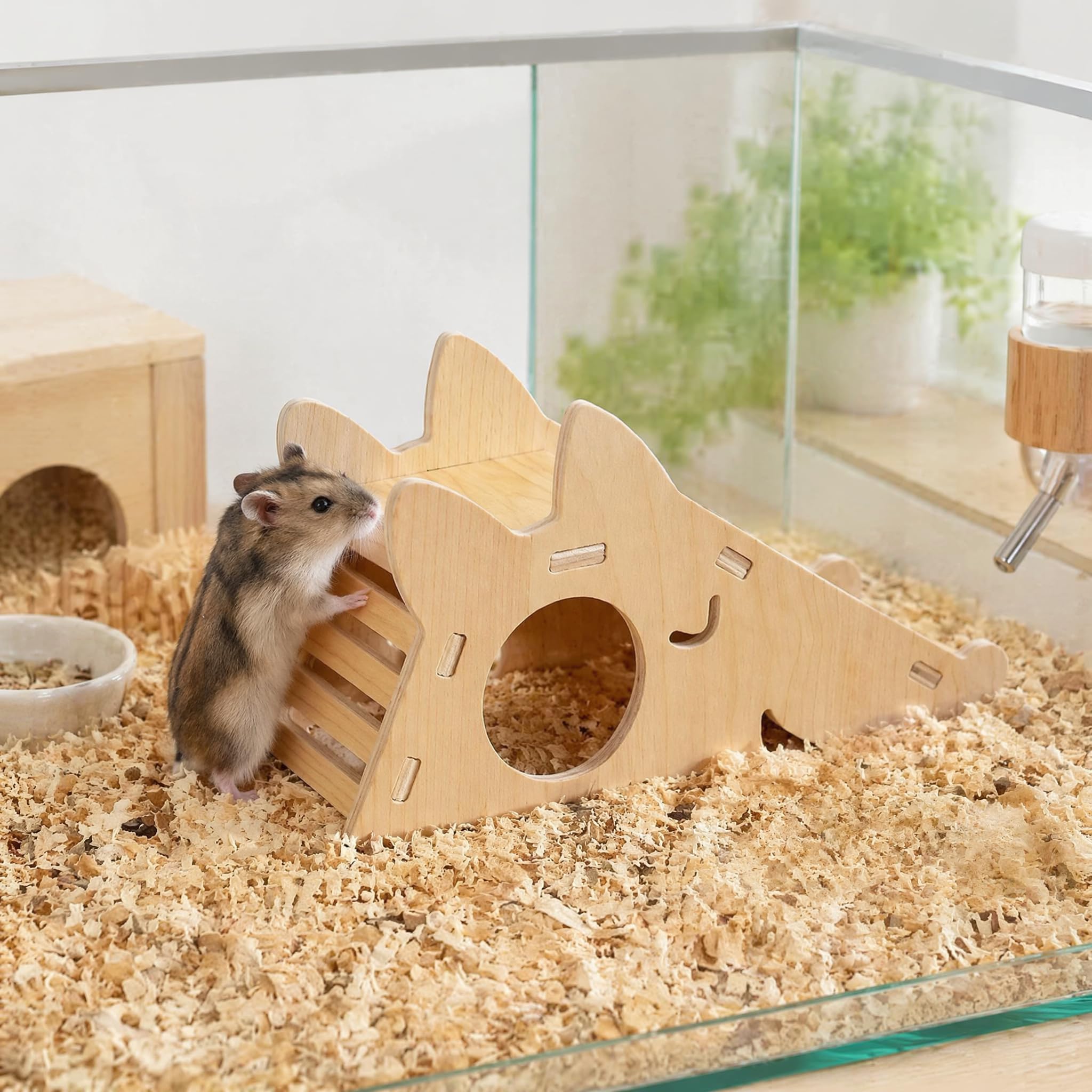 Wooden Playhouse Hedgehog House Hamster Playpen (E-Slide)