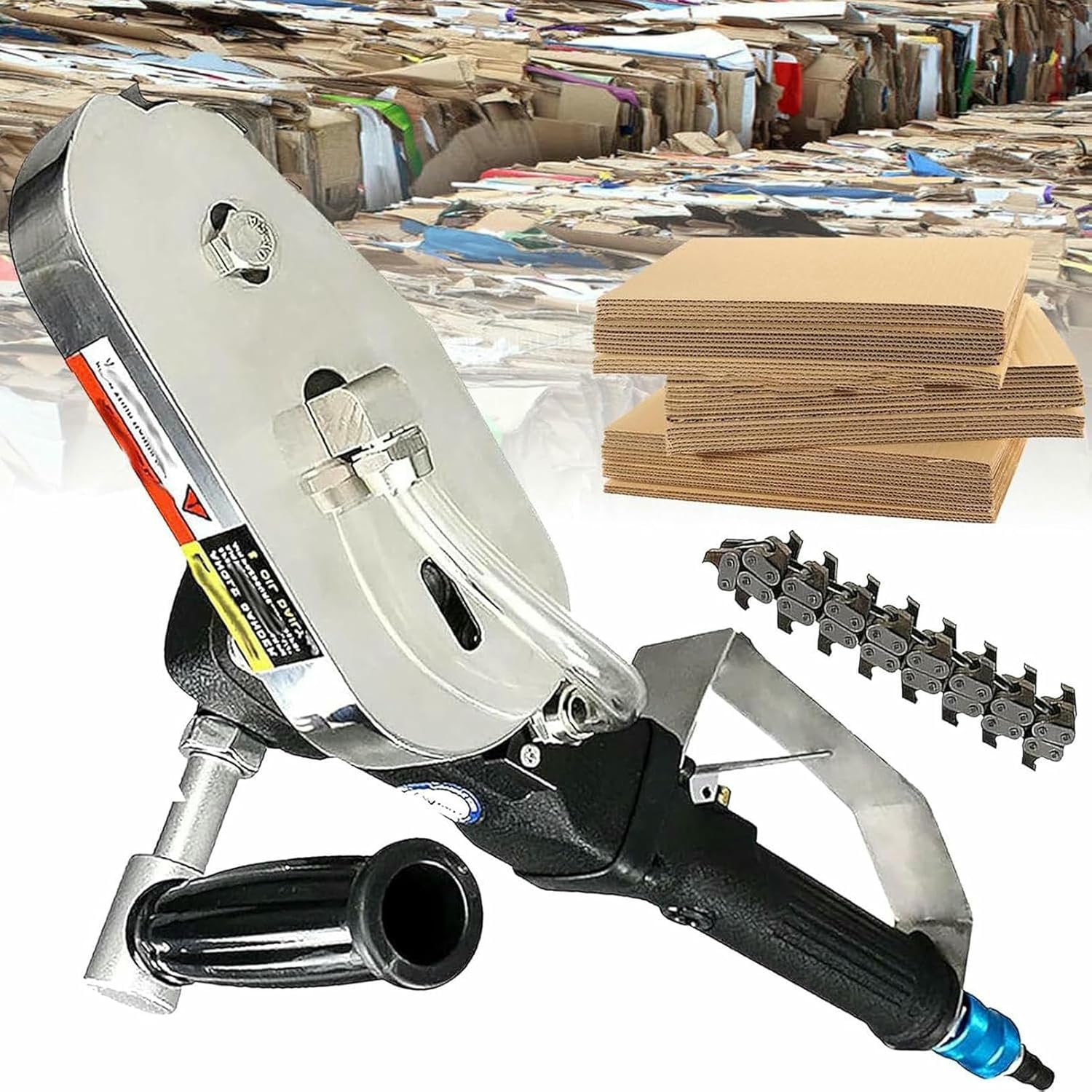 Pneumatic Cardboard Carton Box Stripping Machine Paper Edge Cutter Trimming Tool,Waste Discharge Corrugated Cardboard Trimming Tool