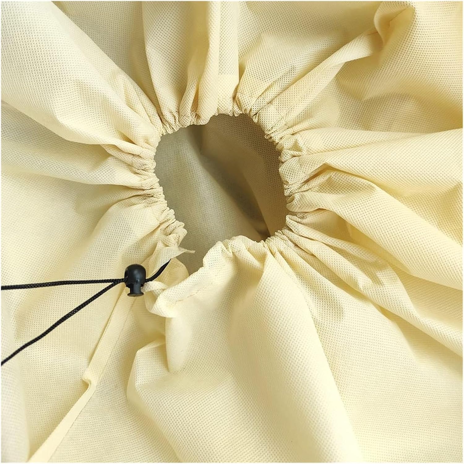 Plant Frost Protection Covers,Garden Plant Frost Protection Covers,2 Pcs 1.2x1.8m Beige Large Winter Drawstring Plant Covers Frost Protection Bag