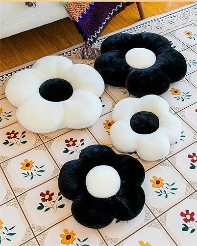 Miniatura 10 de CZQAGCL Cojín de cojín en forma de flor, cojín de asiento, bonita decoración de habitación, almohada de felpa para dormitorio o sofá (13.7 pulgadas,