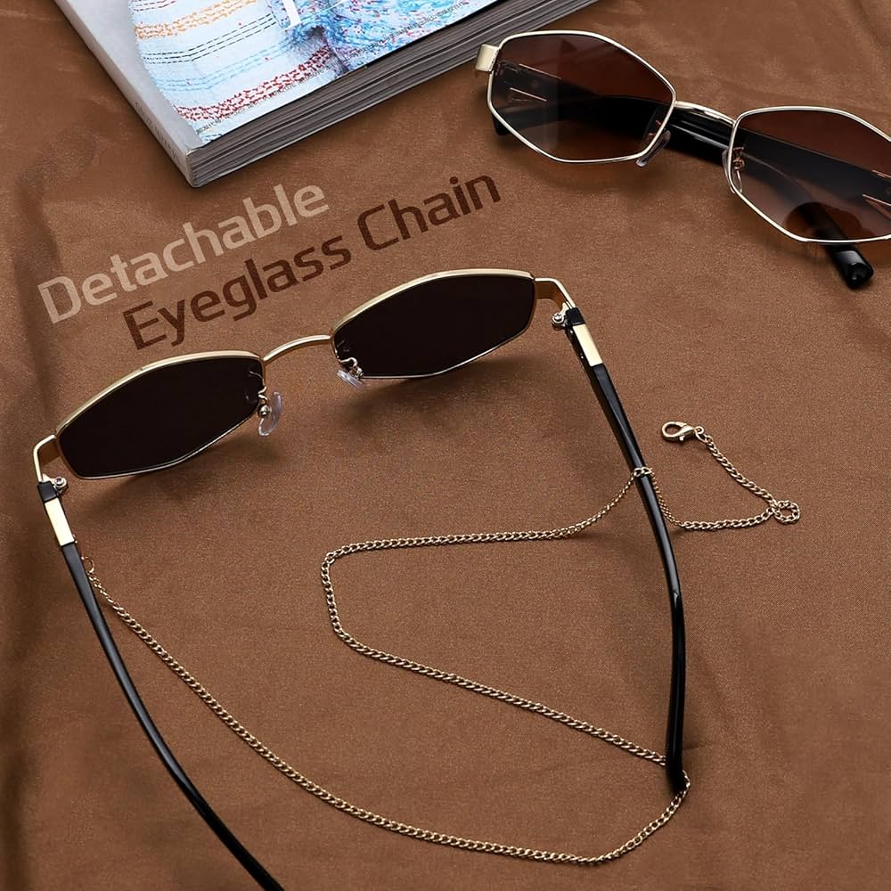 Amazon.com: Trendy Hexagon Sunglasses For Women Retro