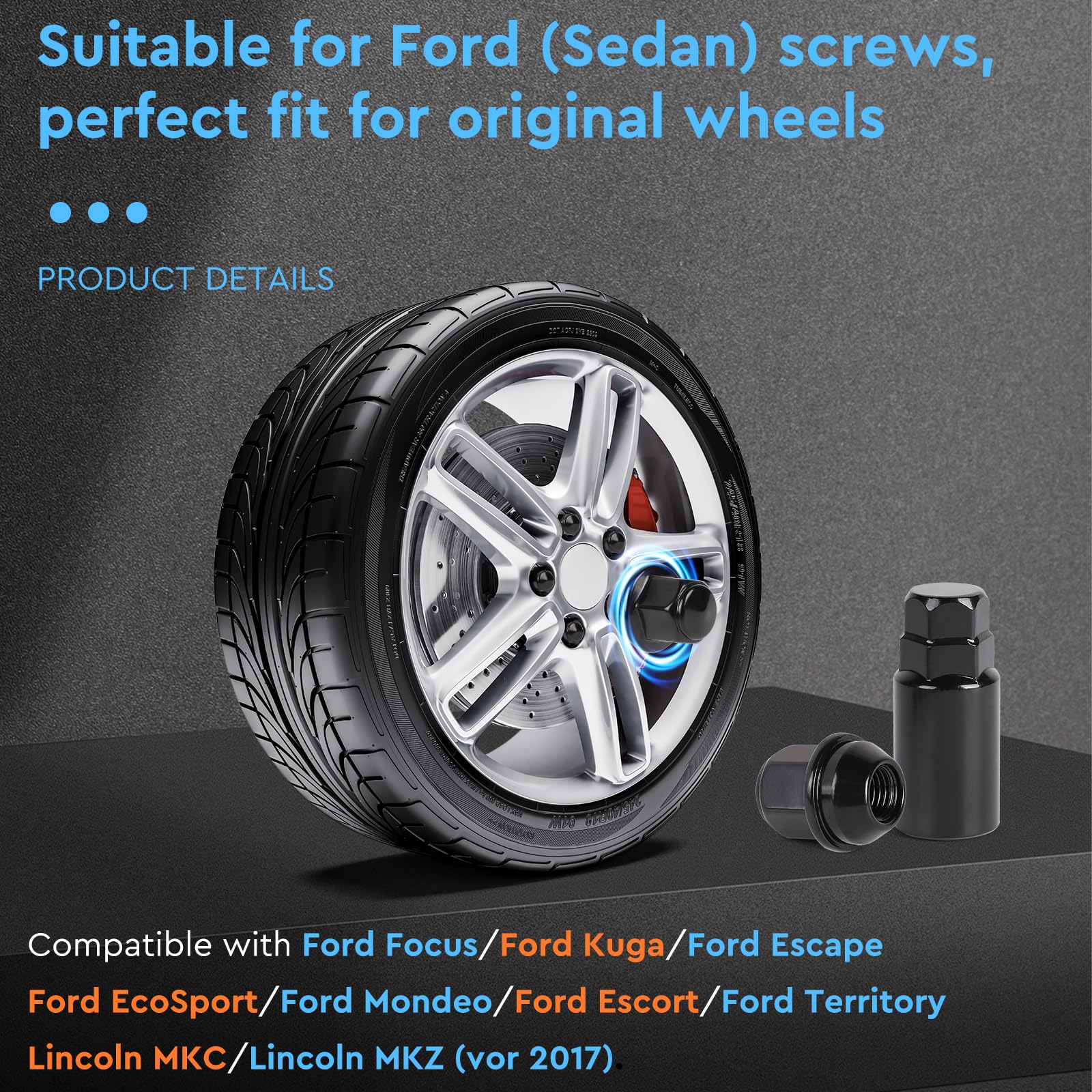 20 wielmoeren wielmoeren M12x1,5 geschikt voor Ford Mondeo incl. toernooi B4Y B5Y BWY BA7 MK4 20 wielmoeren wielmoeren M12x1,5 geschikt voor Ford Mondeo incl. toernooi B4Y B5Y BWY BA7 MK4