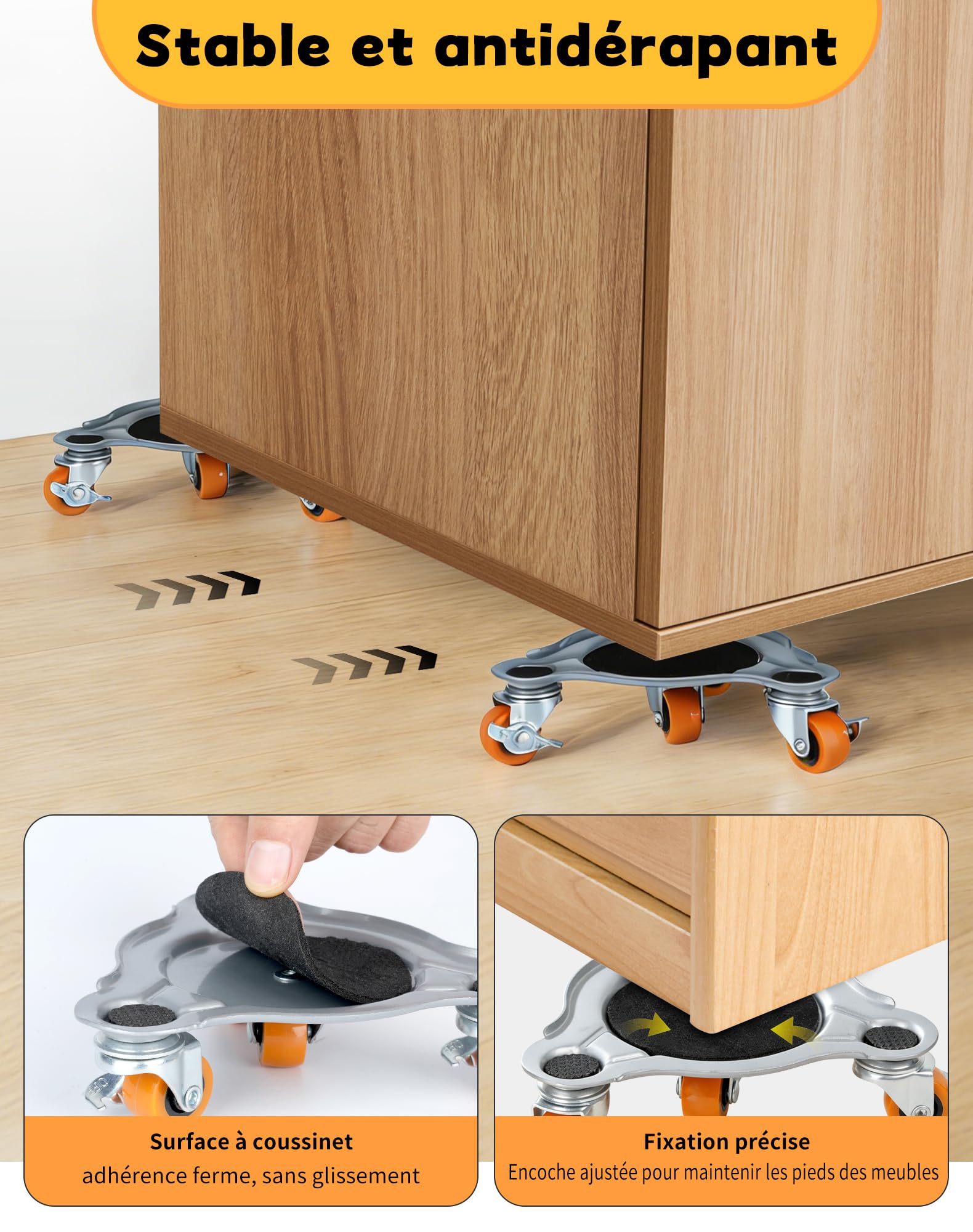 Sollevatore Mobili Pesanti Carico Fino a 400kg Set Sposta Mobili Pesanti
