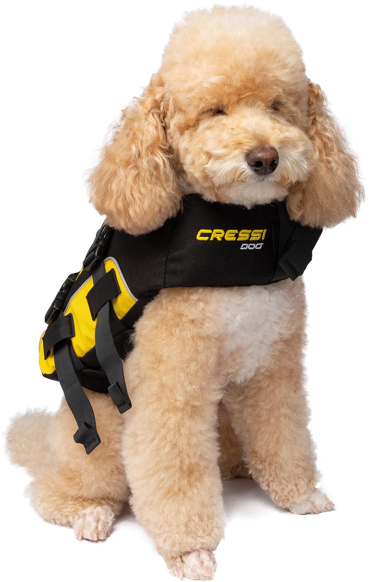 Cressi Dog Life Jacket, Giubbotto Salvagente Per Cani, Giubbotto Di Salvataggio Per Cani, Gilet Salvagente Per Cane, Giubbotto Di Sicurezza Galleggiante Per Cani, Giubbotto Galleggiante Per Cane