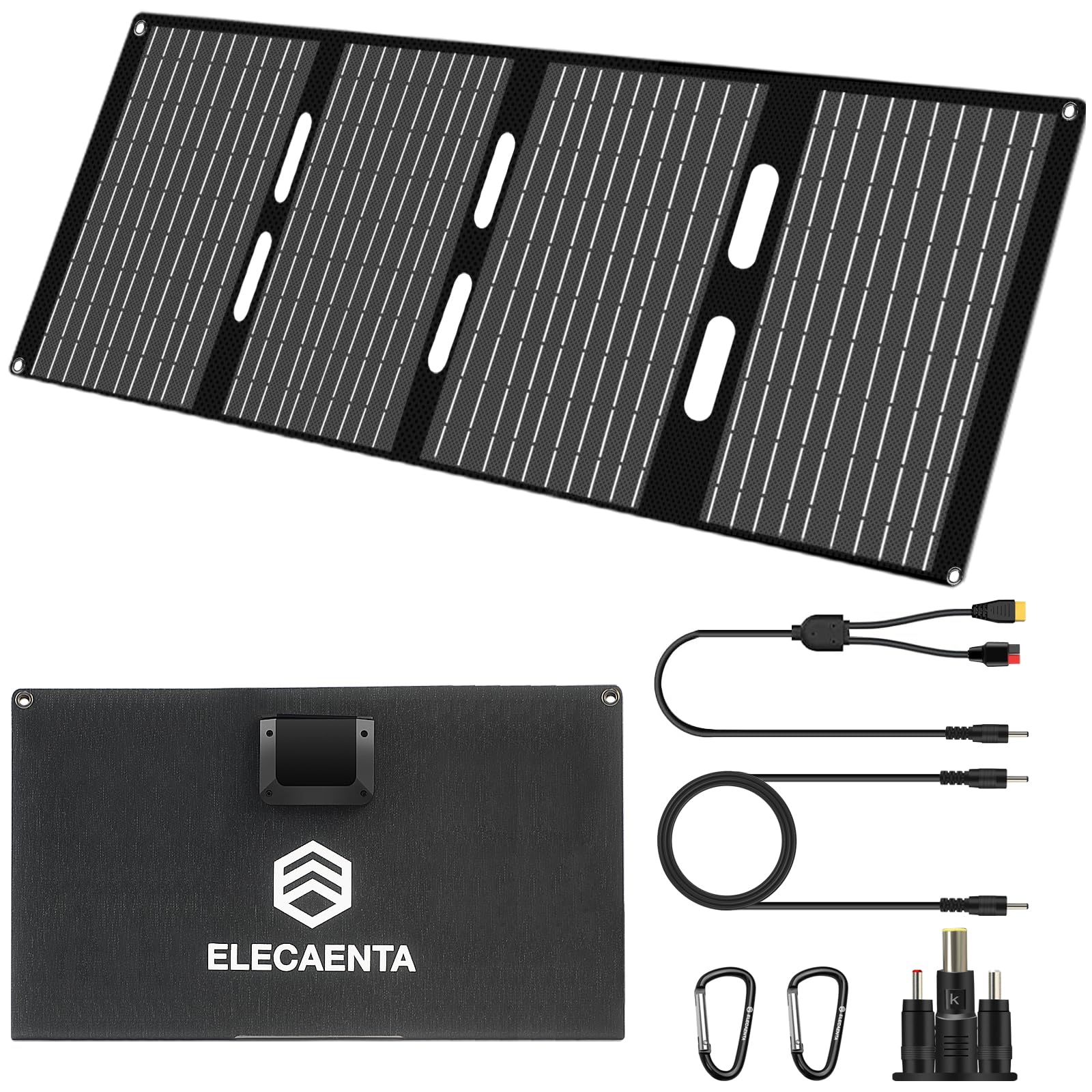 Amazon.co.jp: ELECAENTA 60W ソーラーパネル PD30W QC3.0 DC18V