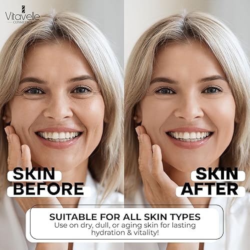 Miniatura 3 de Suero de ácido hialurónico con aloe vera - Suero facial de aloe hialurónico antienvejecimiento - Hidratante de ácido hialurónico postbiótico y suero