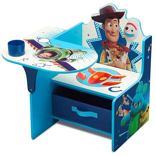 Delta Children Chair Desk with Storage Bin, Disney/Pixar Toy Story 4 Home & Kitchen