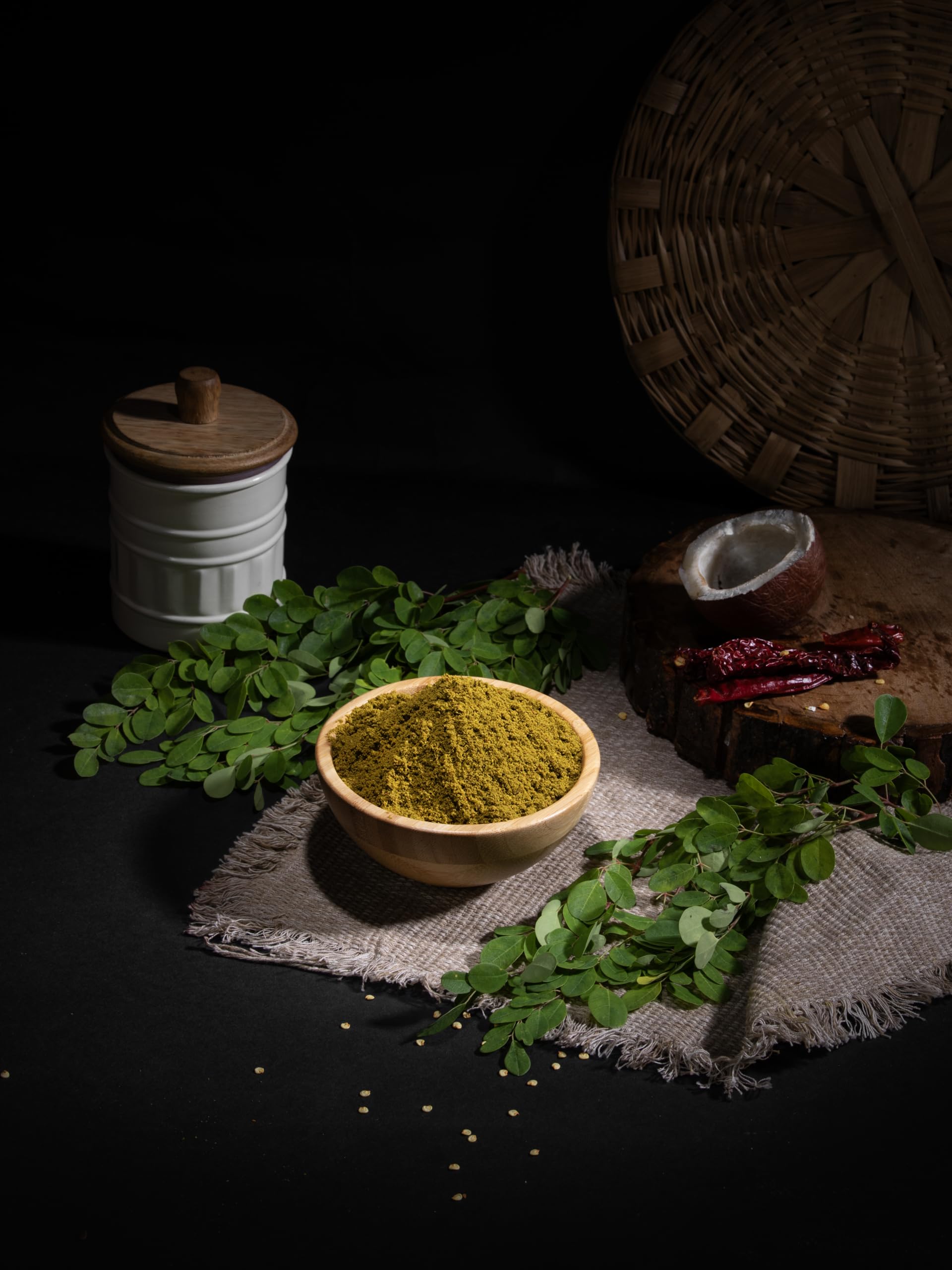 Ajjis Homemade Moringa Chutney Powder | Healthy Drumstick Leaf Podi | 100g — Amazon image 5