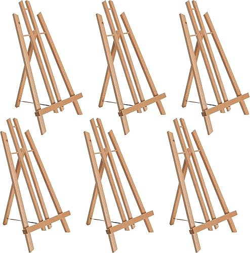 Vista 6 de US Art Supply caballete de artista marco en A de exhibición con tabla grande de 18" (paquete de 1)