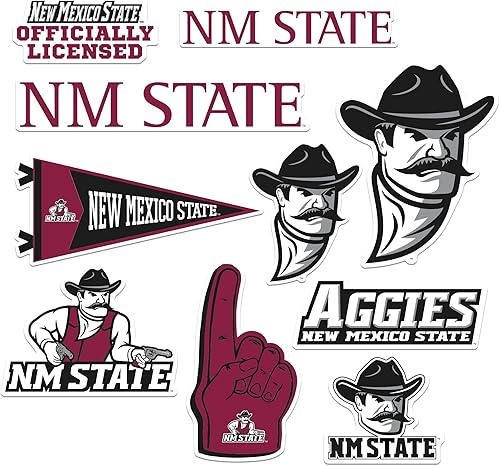 Miniatura 50 de Universidad de Florida Central - Paquete variado de 9 calcomanías de vinilo grandes de lujo - Laptop, botella de agua, álbumes de recortes, tableta